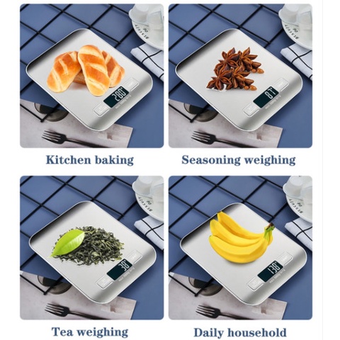 Digital Kitchen Baru  Scale 10kg/1gr / Timbangan Dapur Kue / Timbangan Kopi