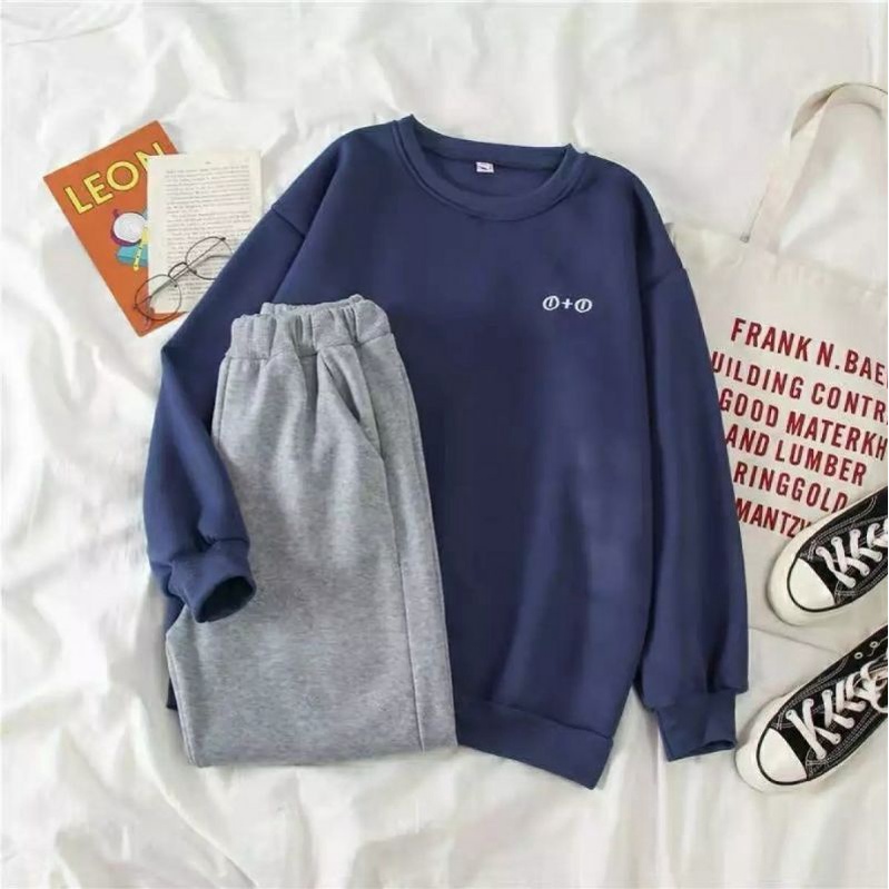 ALEXA SET HOODIE / SET OLAHRAGA WANITA OVERSIZE