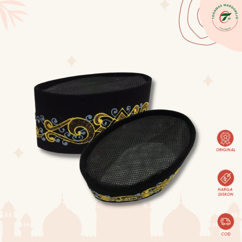 READY STOCK  SONGKOK QALAM FULL AC LUKIS ANAK