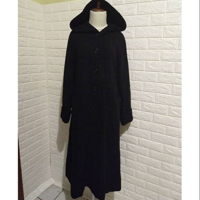 Black Hoodie Wool