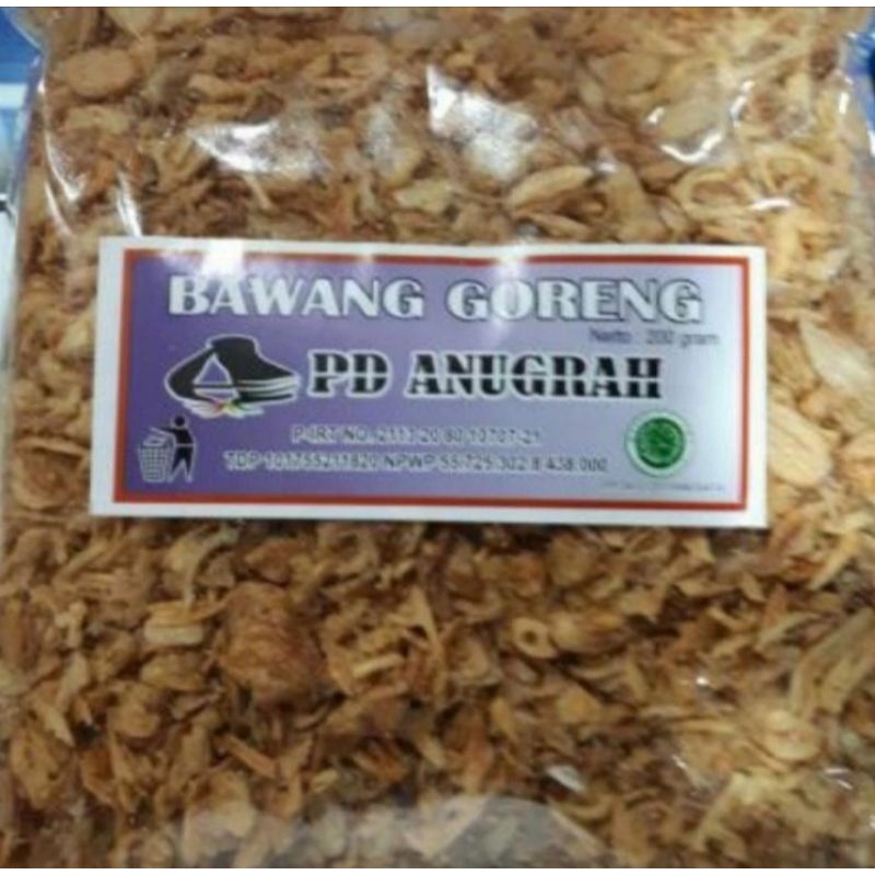 

1 bungkus bawang goreng oven 200gr