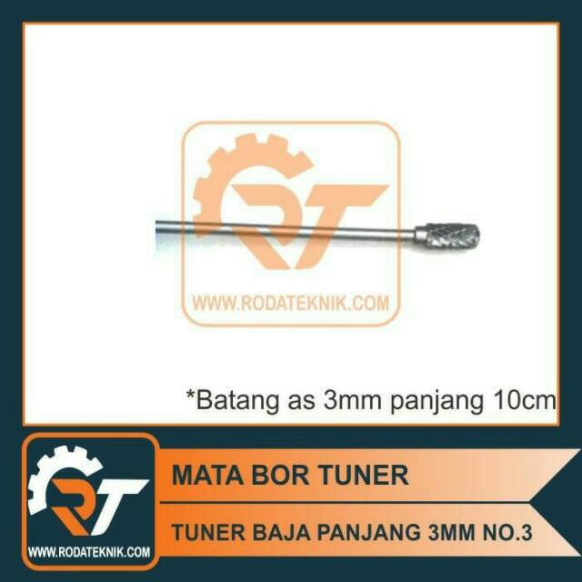 mata bor tuner 3mm panjang No.3