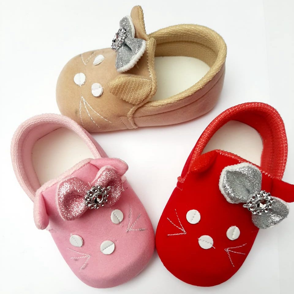 PRP03 Sepatu bayi new born prewalker anak 1 sd 11 bulan bahan lembut lucu