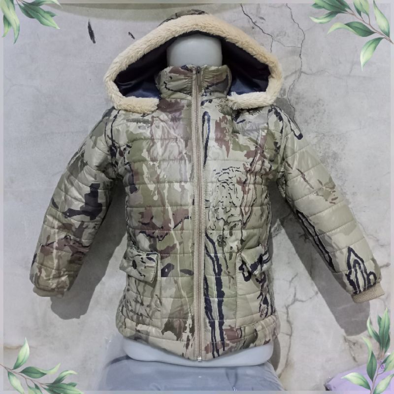 Jaket anak model Korean full puring jaket hangat 4-7  Thun (cowok/cewek)
