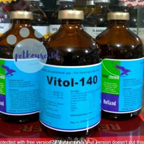 Tokki | Vitol-140 100 Ml Obat Pemacu Birahi Hewan Jantan & Betina Sapi Kambing Kekinian Terlaris