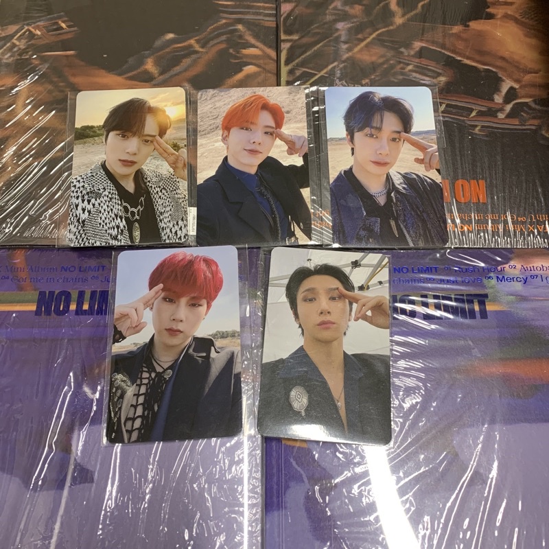 Jual monsta x wonderwall no limit pob benefit photocard kihyun minhyuk ...