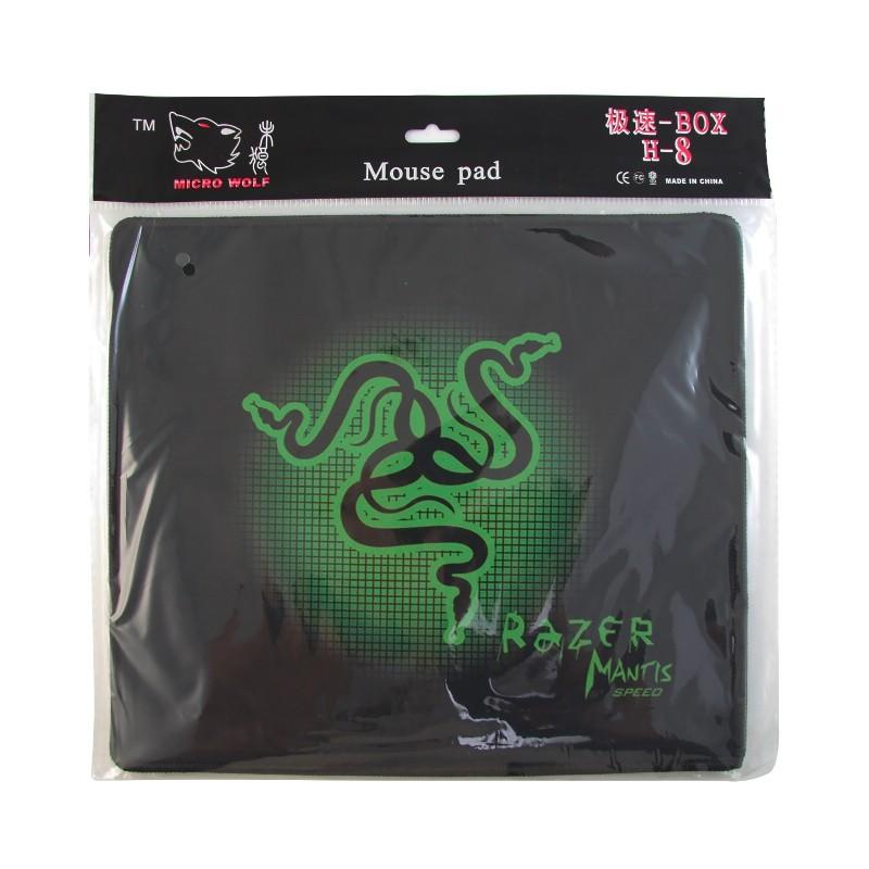 PROMO MOUSEPAD GAMBAR GAMING / MOTIF RAZER MURAH PIGGIR JAHIT RAPI HALUS UKURAN 25 x 29 x 0.3 CM-ALAS MOUSE MURAH - TEKNO KITA