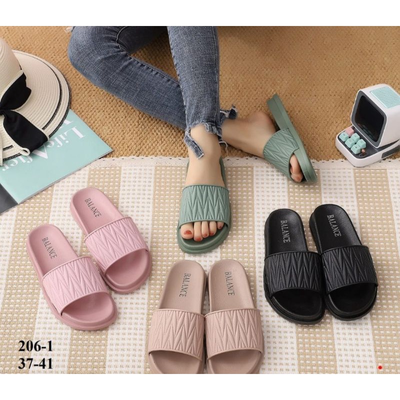 Sandal Jelly Slop Balance Terbaru