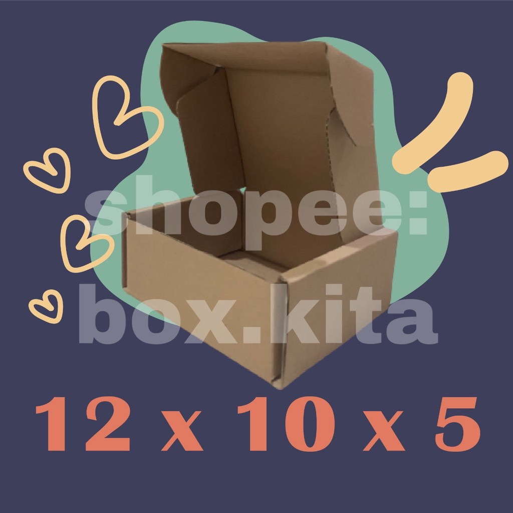 

gift box kardus kotak pizza packaging 12x10x5 die cut premium (MINIMAL 25 PCS)