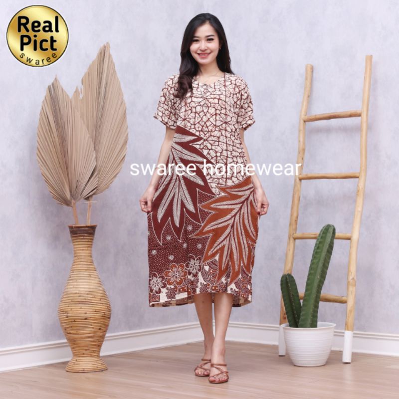 Daster  Busui Rayon Batik Pekalongan Murah Kekinian bisa pilih warna