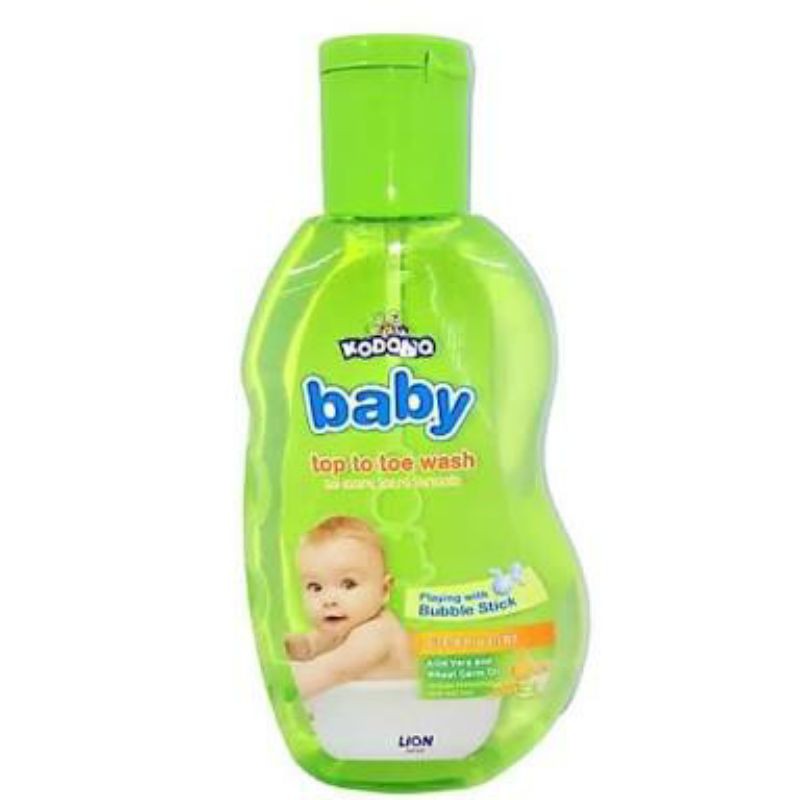 KODOMO BABY TOP TO TOE hair &amp; body bath 200 ml/Samphoo dan Sabun Bayi/KODOMO