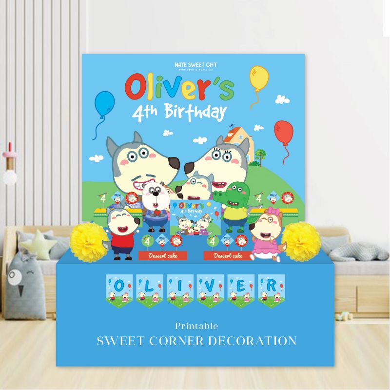 

NEW Paket Dekor Sweet Corner Birthday WOLFOO
