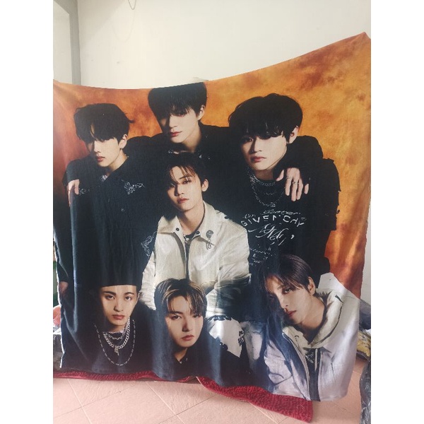 Selimut / Blanket Cover BTS dan CUSTOM uk 150 x 150 cm