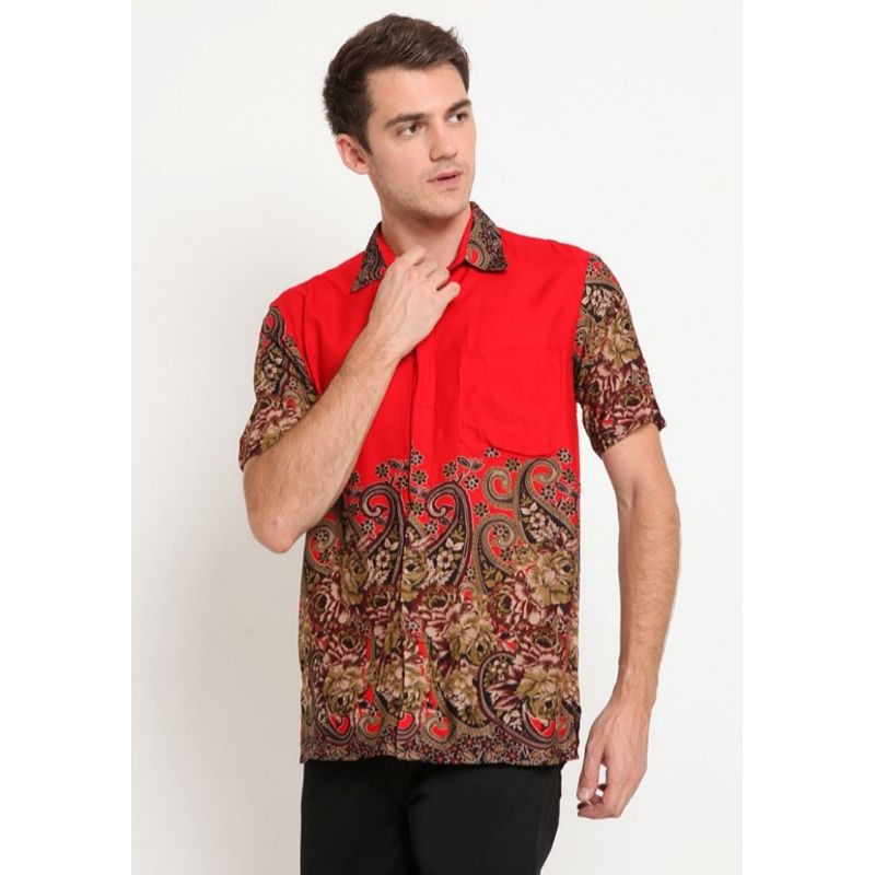Hem Batik Pria Adhikusuma "Arjuna Weda"