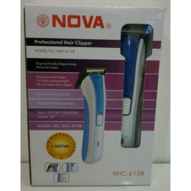 NOVA NHC 6138 ALAT CUKUR KUMIS / JENGGOT