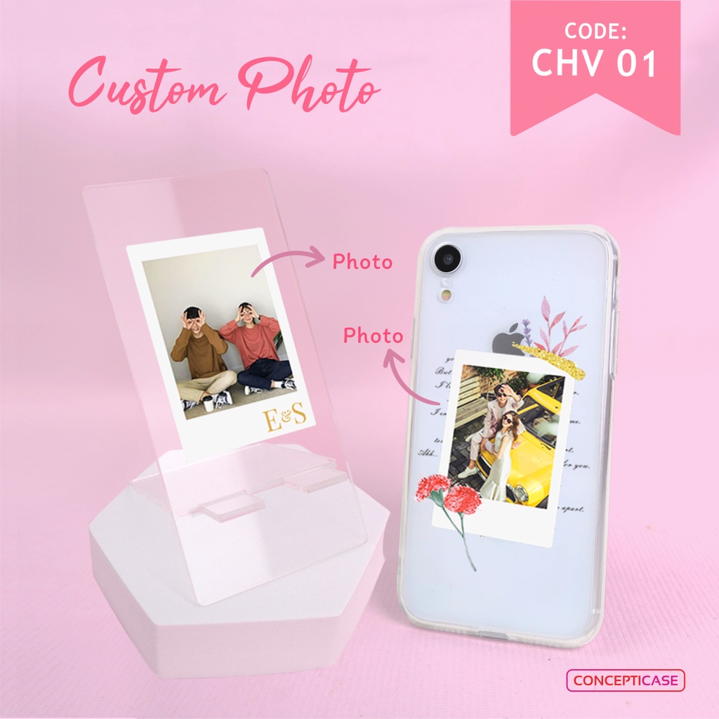 GIFT BOX VALENTINE / KADO VALENTINE / HAMPERS / PHONE HOLDER ACRYLIC &amp; CASE HANDPHONE CUSTOM