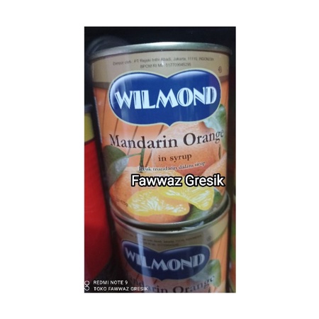 Wilmond Mandarin Orange in syrup 312 gr / Twinking Mandarin Orange Buah Jeruk Mandarin Kaleng Twinking 312gr