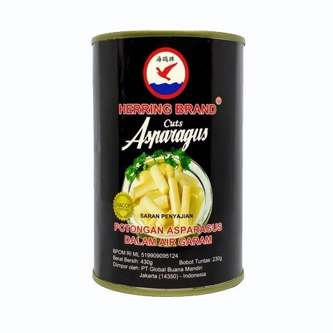 

Herring Brand Asparagus Cuts Kaleng 430gr