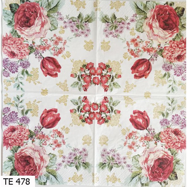 TISU DECOUPAGE EROPA 33X33 CM TE 478  TTS