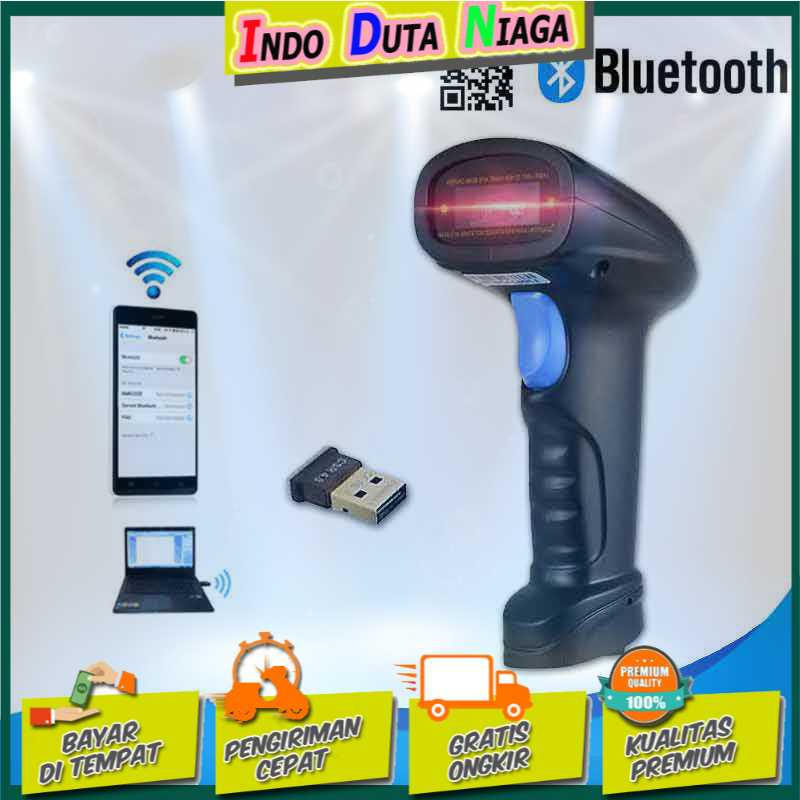 IDN TECH - TaffWare Wireless Bluetooth Barcode Scanner 2D QR 1D - BWM3