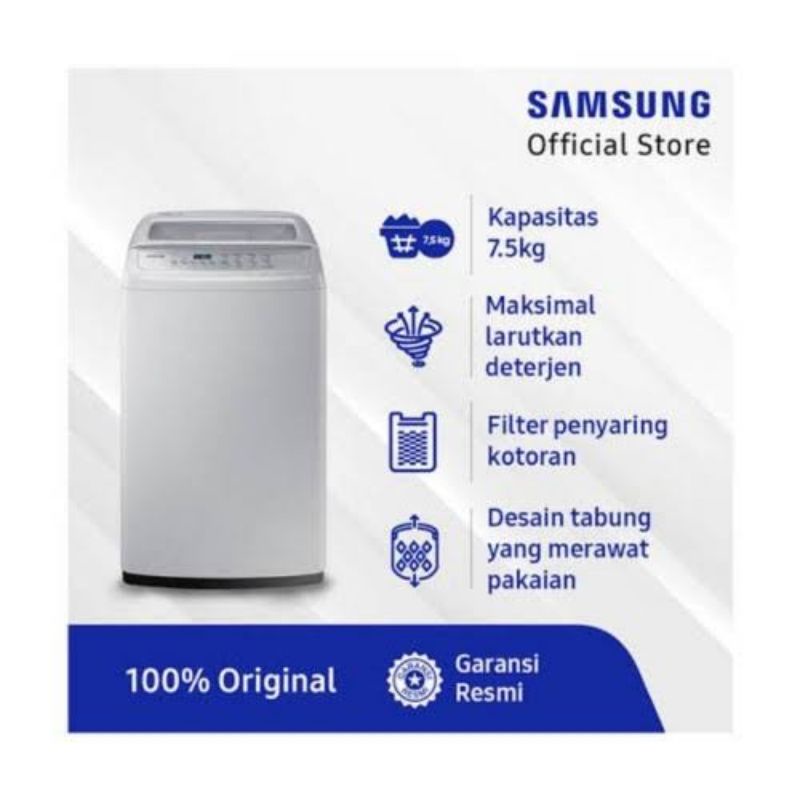 SAMSUNG WA75H4200SG MESIN CUCI TOP LOADING 7.5 KG WA75