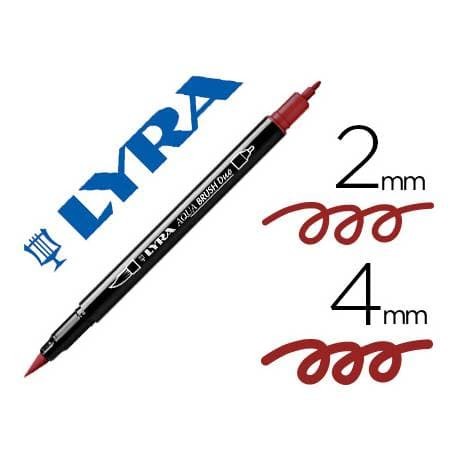 

kaligrafi-perlengkapan- lyra aqua brush duo - brush pen satuan tersedia 36 warna -perlengkapan-