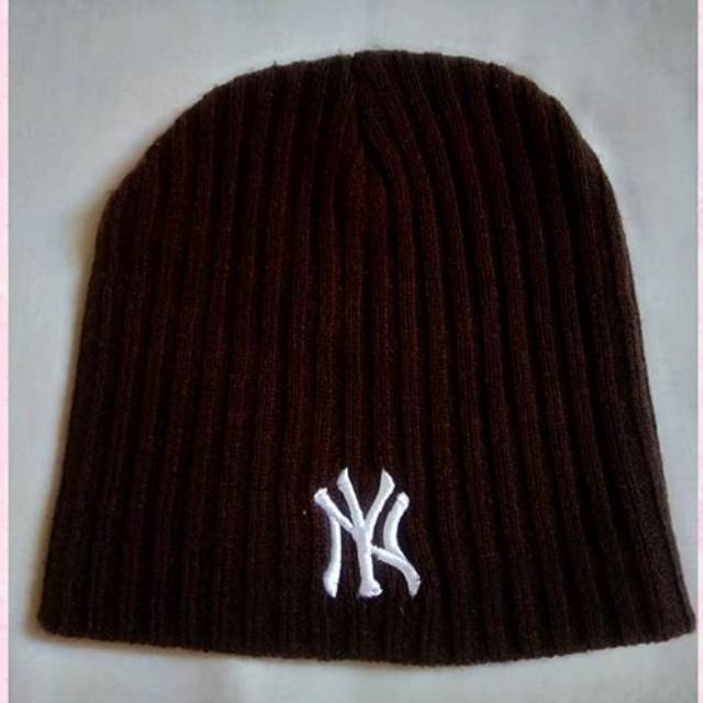 Hat Beanie bordir NY