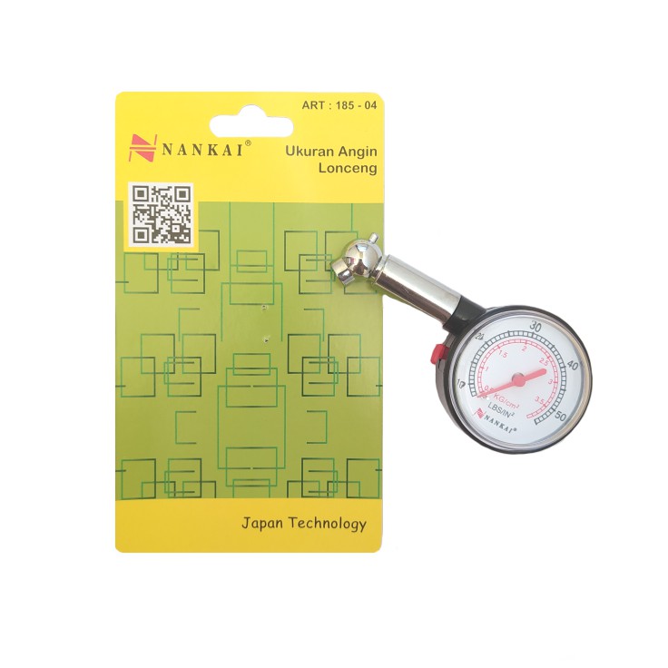 ART Pressure Gauge presure gauge alat pengukur tekanan ban motor dan mobil Ukuran Angin Loncen /Lonceng Alat Ukur Tekanan Angin Ban Motor Mobil / Tire Pressure Gauge