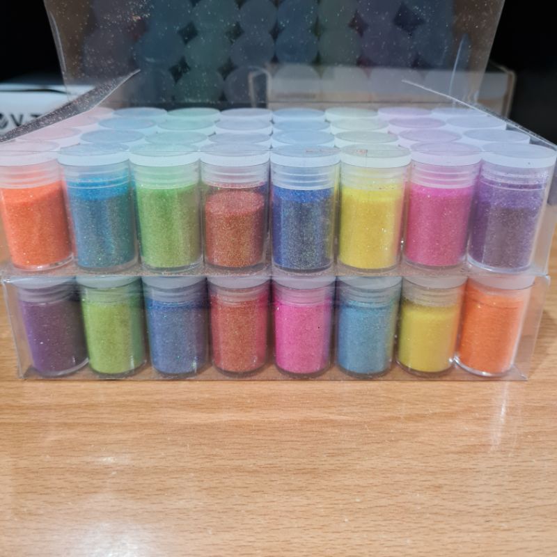 

Bubuk Gliter Tabung 5 Gram | Glitter Powder