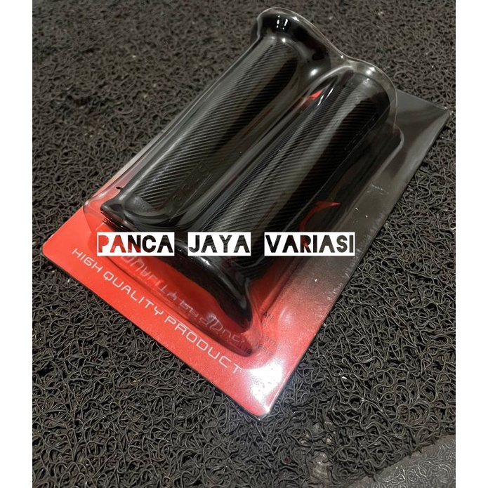 Handgrip/Handfat Domino bulu Variasi Motor Model RCB HG66 Hitam Polos Universal