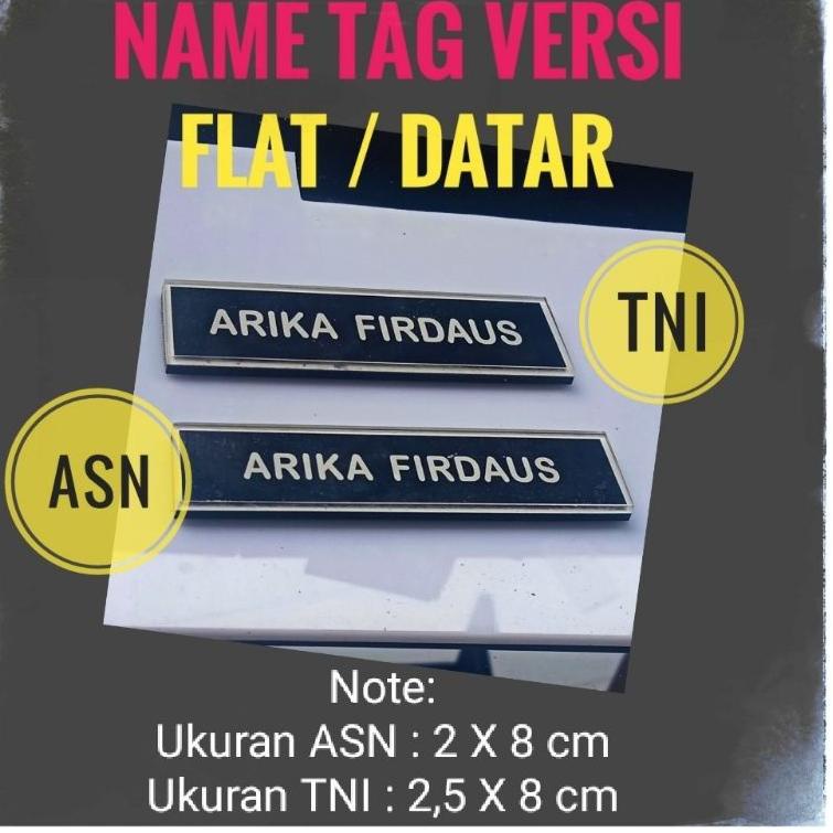 

Promo Terpopuler || KnN Name Tag - Papan Nama Dada - Totally Double Acrylic - Pengait Peniti dan Magnet ||Diskon@bulanan