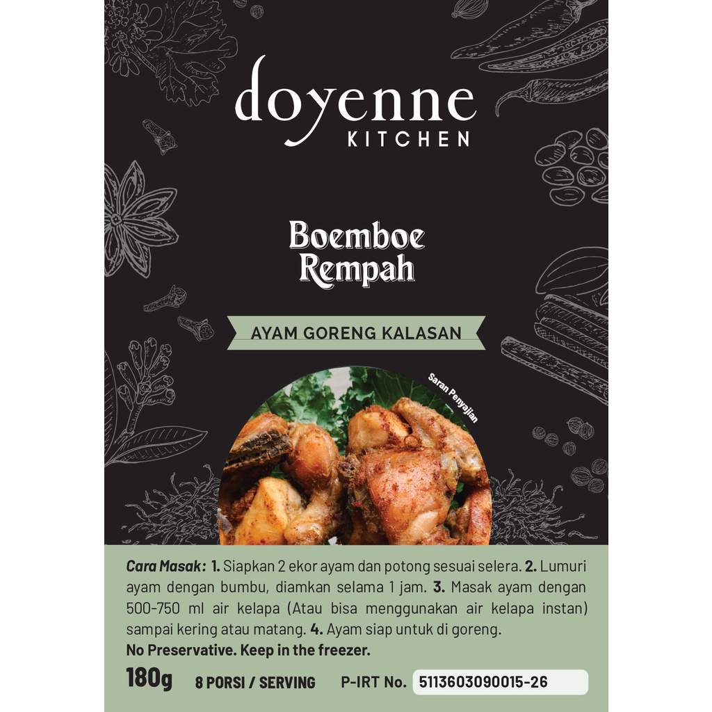 

Boemboe Rempah Ayam Goreng Kalasan
