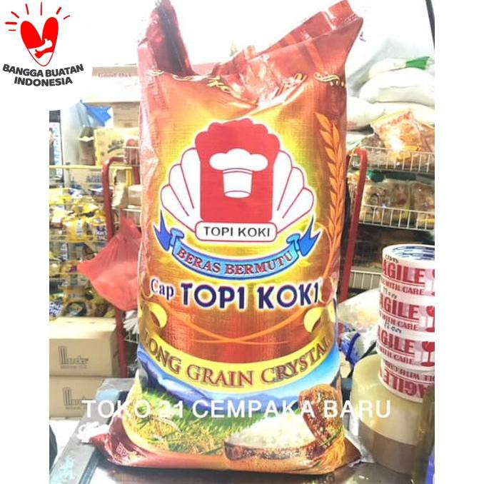 

Ready Stok Beras Cap Topi Koki Long Grain Crysral 20KG | Beras Premium Gold 20 KG Terlaris