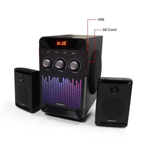 Speaker Bluetooth Simbadda CST 6000N+ Subwoofer Bass Power LED Display