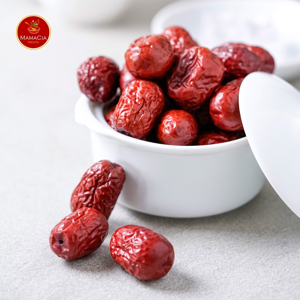 

Mamacia Treats Ang Co / Kurma Merah / Red Dates / Kurma Cina / Hang Zou / Angco 30 Gram