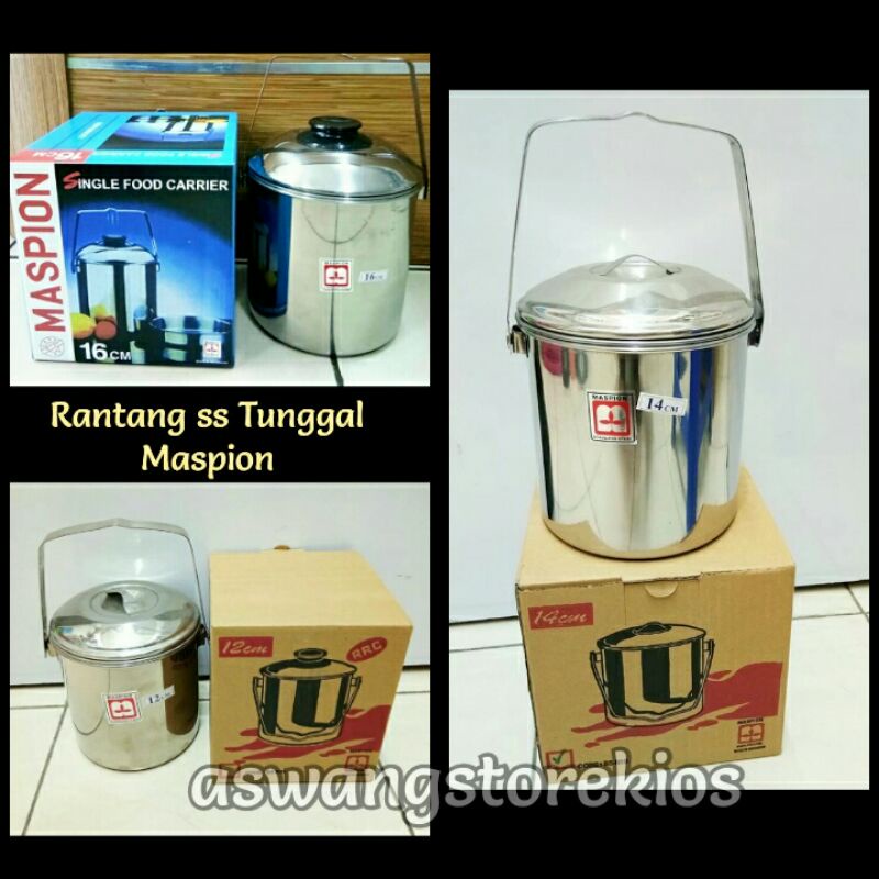 SUBRON Rantang Stainless Steel Tunggal