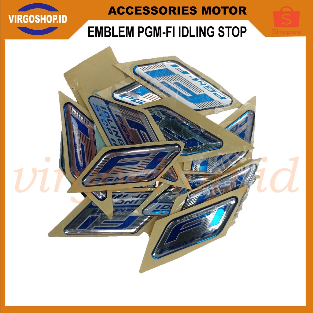 EMBLEM STIKER TIMBUL HONDA FI