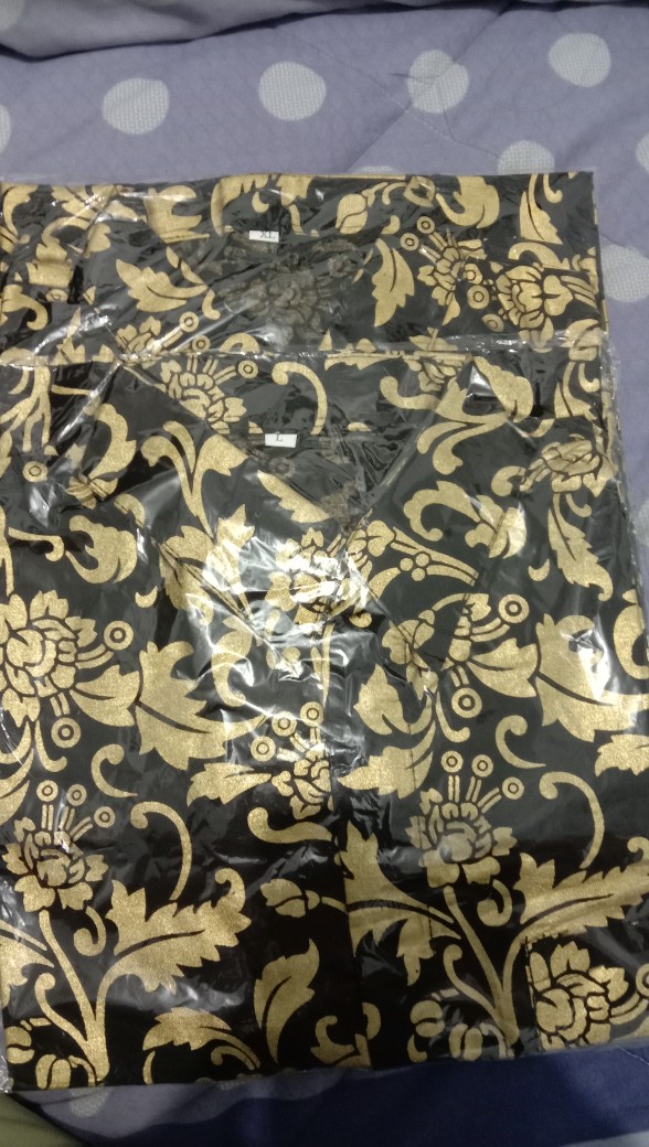 Saroja Batik - Couple Gamis Bakung - Couple Batik - Motif Terbaru