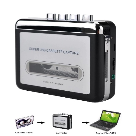 Konverter Kaset Tape Ke USB MP3 Player Ezcap EC007