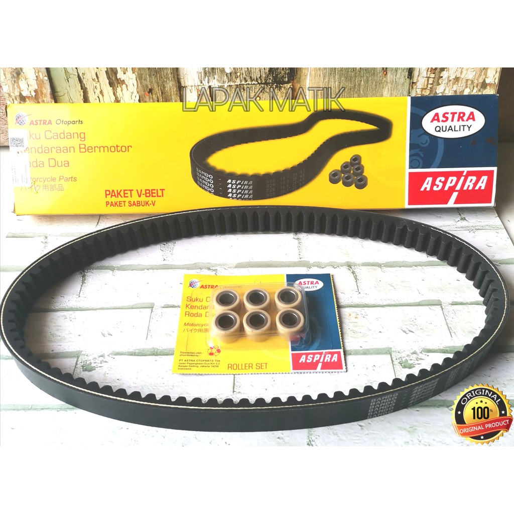 Vanbelt set assy Loler NMAX ORISINIL ASPIRA