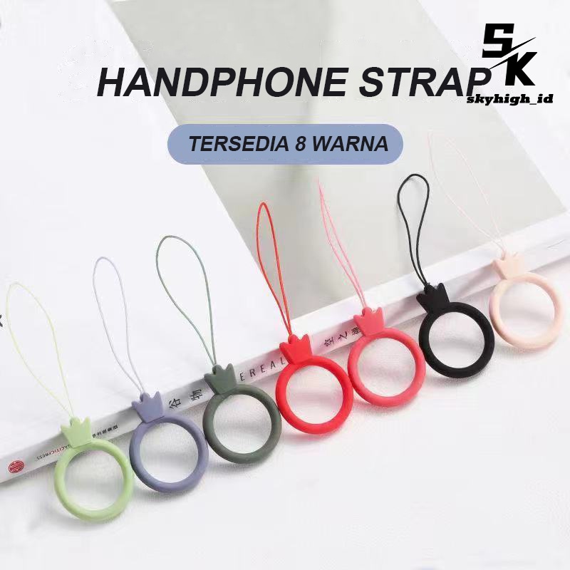 【AC002】Skyhigh TALI HANDSTRAP HP PENDEK CIRCLE KARAKTER TALI ID CARD / CAMERA