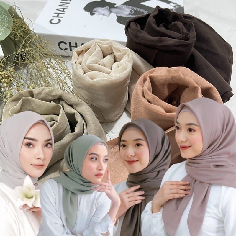 HIJAB PARIS PREMIUM VOAL / PARIS PREMIUM / HIJAB PARIS PREMIUM / SEGIEMPAT PARIS PREMIUM POLOS / HIJ