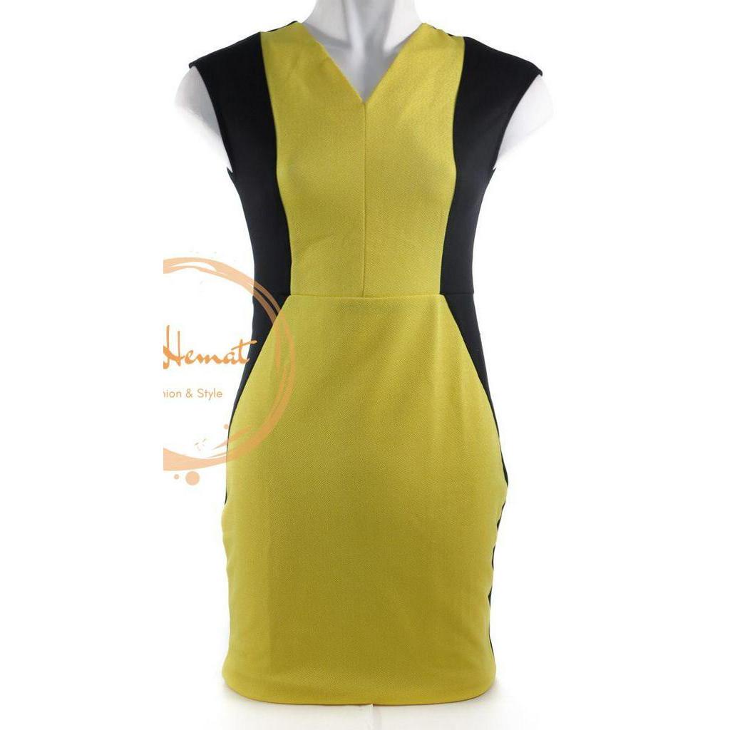 DRESS PEREMPUAN TANPA LENGAN SODAICE[R1464]