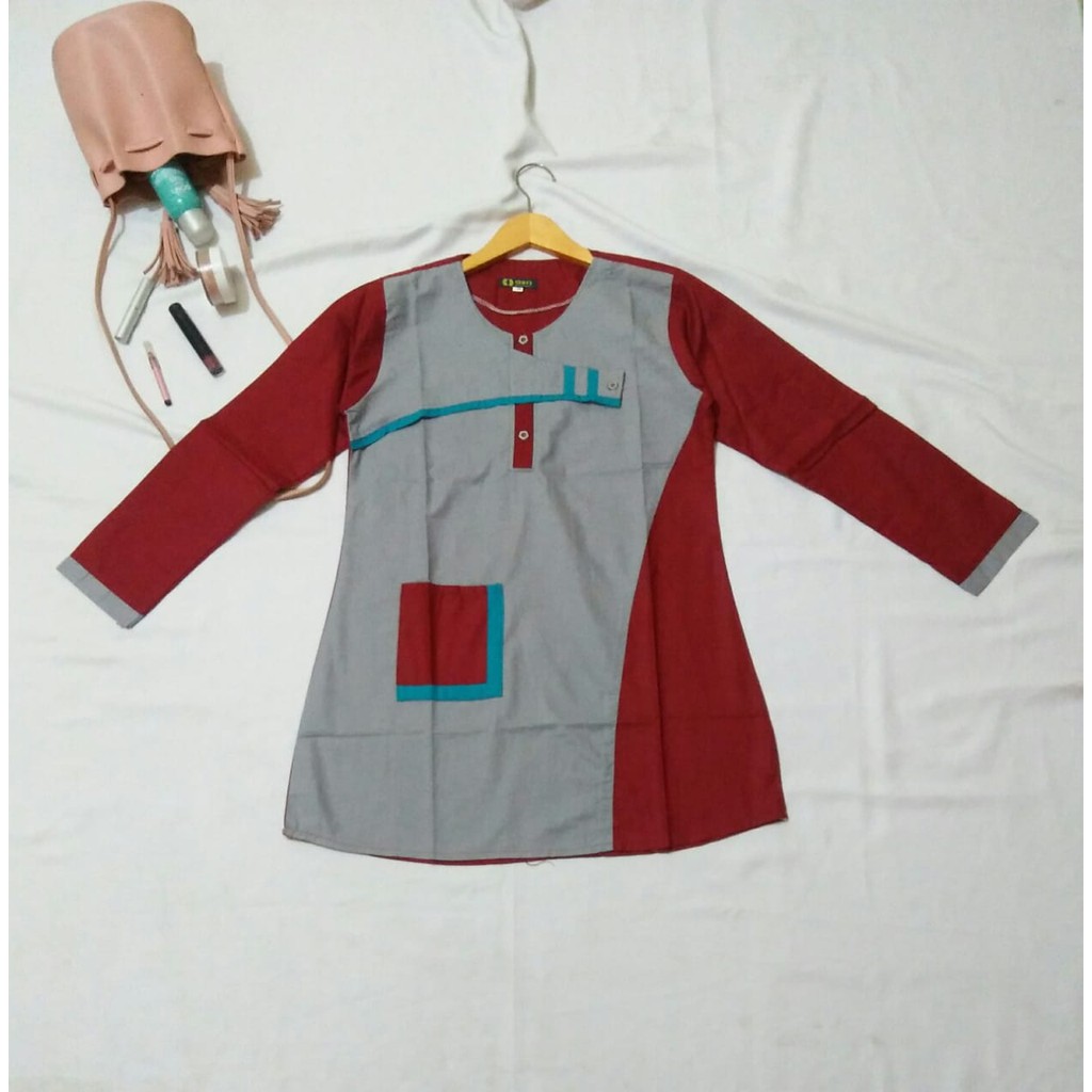 ATASAN SANTRI PUTRI / KEMEJA SANTRI PUTRI