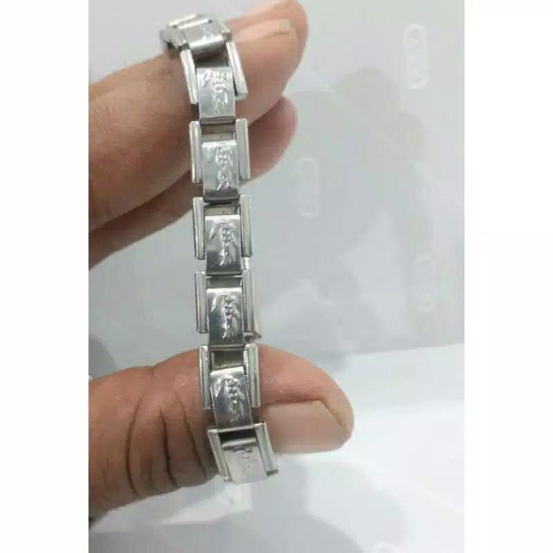 Gelang Tangan Baja Model Per Pria&amp;wanita/Gelang Tangan Keren Korea Hip Hop