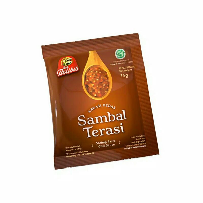 

Sambal Terasi Dua Belibis Paket Renteng 10 Sachet Sambel Instan