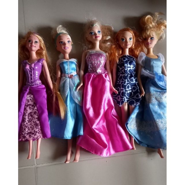 Preloved barbie disney take all 5 pcs