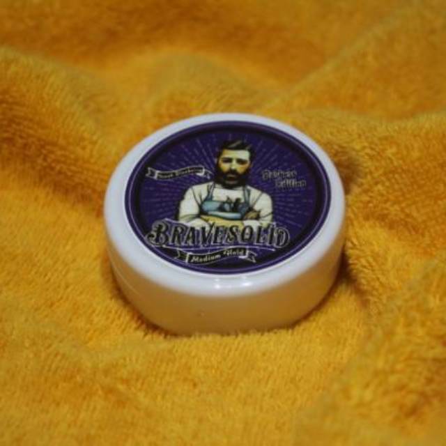 BRAVESOLID Pomade 55gr Barbers Edition Mini Oilbased Termurah Lusinan