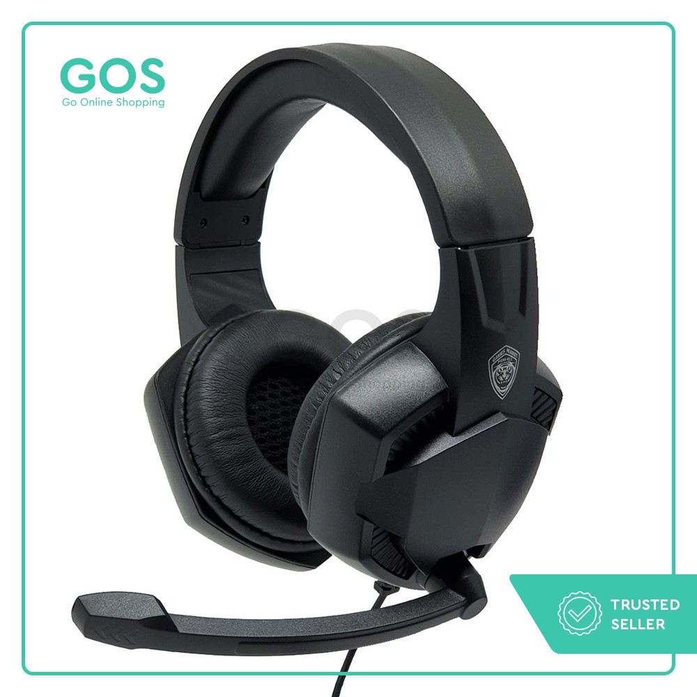 Headphone Gaming Kabel Mic PGM011 Headset Hetset Henset Hedset Bando Murah PUBG