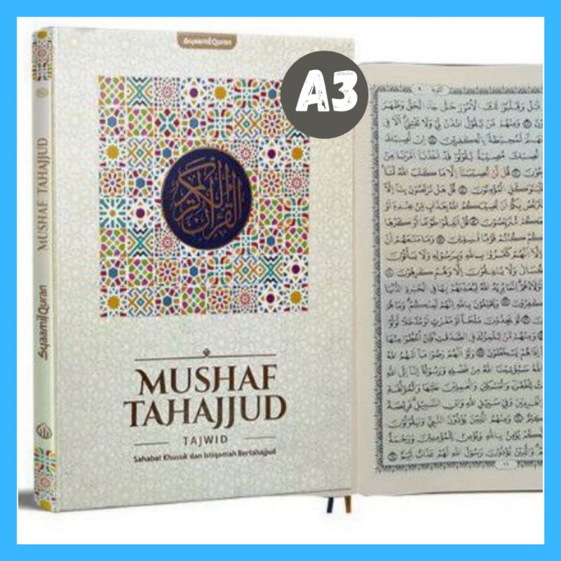 A3 | Mushaf Tahajud | Mushaf Tahajjud | Alquran Besar Super Jumbo A3 | Al-Quran Super Jumbo | Alqura